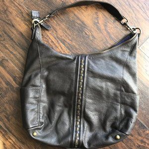 LIEBESKIND | Leather Hobo Purse | Brown